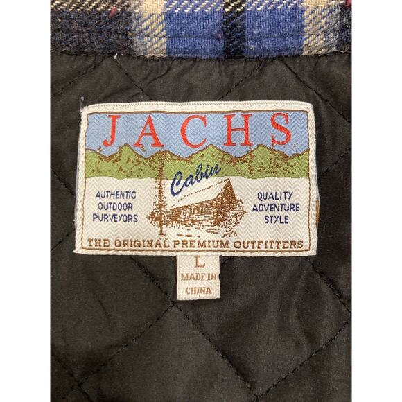 Mens Shirt Jacket L Flannel Plaid lined Work Outdoors Streetwear Fall Layering - Picture 8 of 8